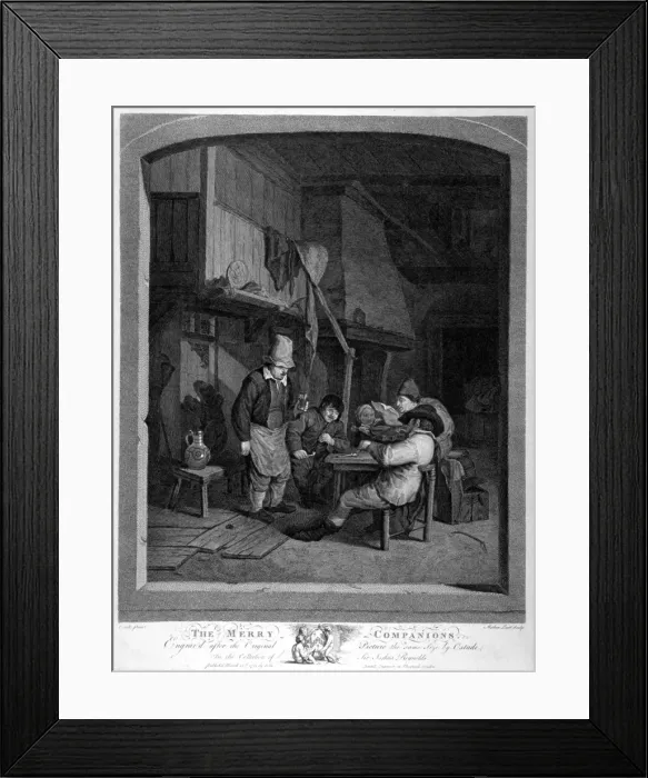 Framed Print : The Merry Companions, 1783 Framed Print : The Merry Companions, 1783