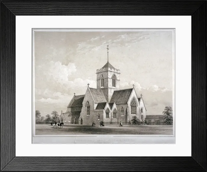 Framed Print : View of the Church of Our Blessed Lady and Saint Joseph, Poplar, London, c1860 Framed Print : View of the Church of Our Blessed Lady and Saint Joseph, Poplar, London, c1860