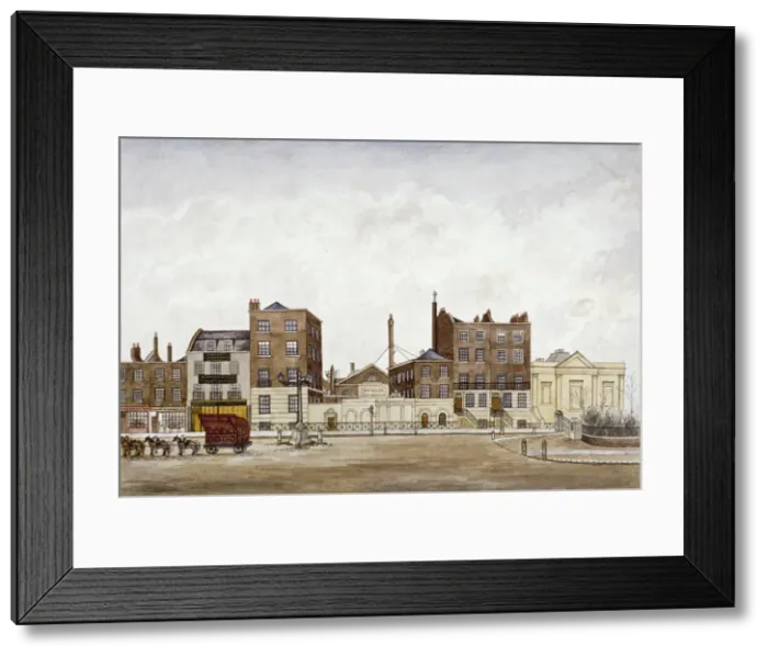 Framed Print : Maudsley, Sons and Field, engineers, 108 Westminster Bridge Road, Lambeth, London, c1840 Framed Print : Maudsley, Sons and Field, engineers, 108 Westminster Bridge Road, Lambeth, London, c1840