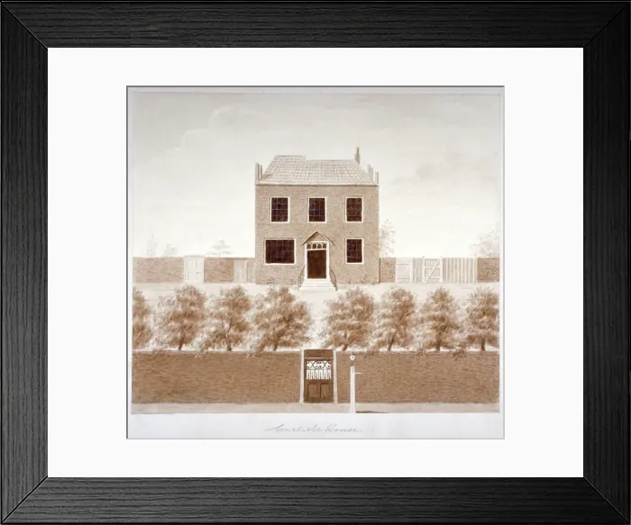 Framed Print : Carlisle House School, Westminster Bridge Road, Lambeth, London, c1820 Framed Print : Carlisle House School, Westminster Bridge Road, Lambeth, London, c1820