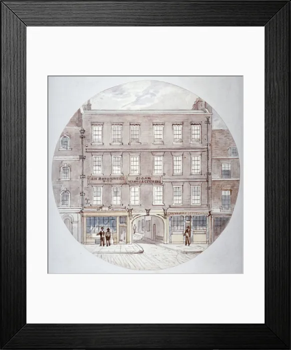 Framed Print : 22 and 23 Farringdon Street, City of London, c1855 Framed Print : 22 and 23 Farringdon Street, City of London, c1855