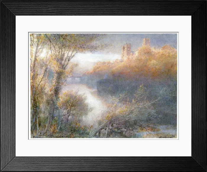 Framed Print : Durham Cathedral, 1903. Artist: Albert Goodwin Framed Print : Durham Cathedral, 1903. Artist: Albert Goodwin
