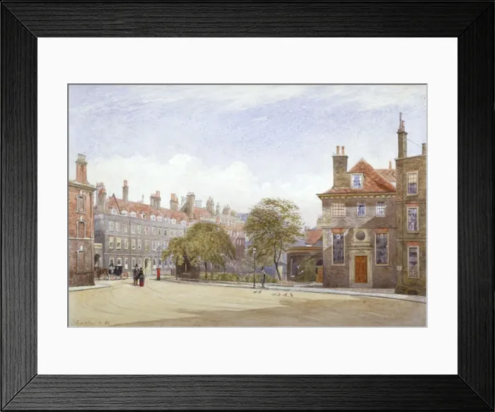 Framed Print : View of New Inn, Wych Street, Westminster, London, 1882 Framed Print : View of New Inn, Wych Street, Westminster, London, 1882