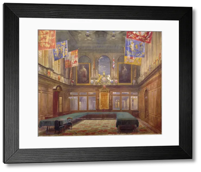 Framed Print : Haberdashers Hall, Gresham Street, City of London, 1895. Artist: John Crowther Framed Print : Haberdashers Hall, Gresham Street, City of London, 1895. Artist: John Crowther