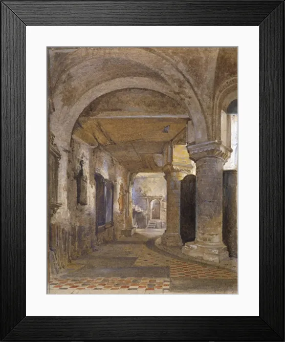 Framed Print : Interior of St Bartholomews Priory, Smithfield, City of London, c1880 Framed Print : Interior of St Bartholomews Priory, Smithfield, City of London, c1880