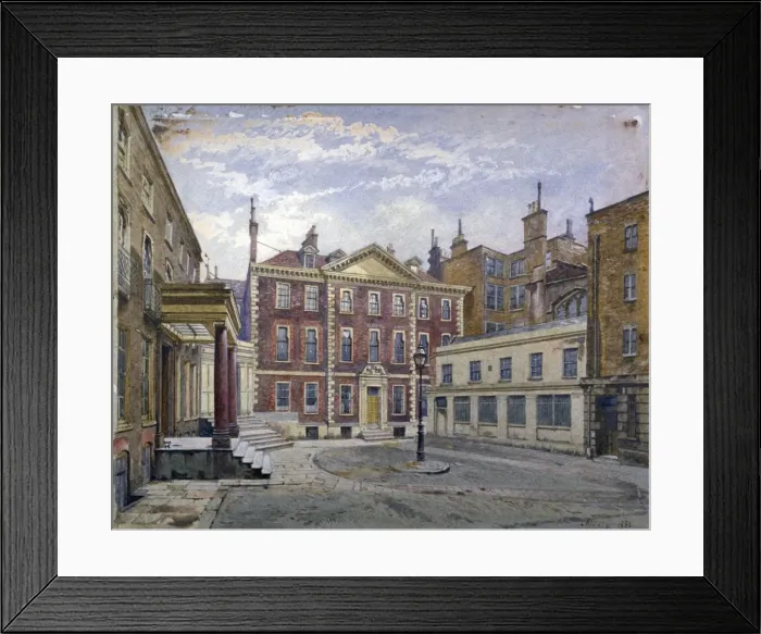 Framed Print : Austin Friars Street, City of London, 1881. Artist: John Crowther