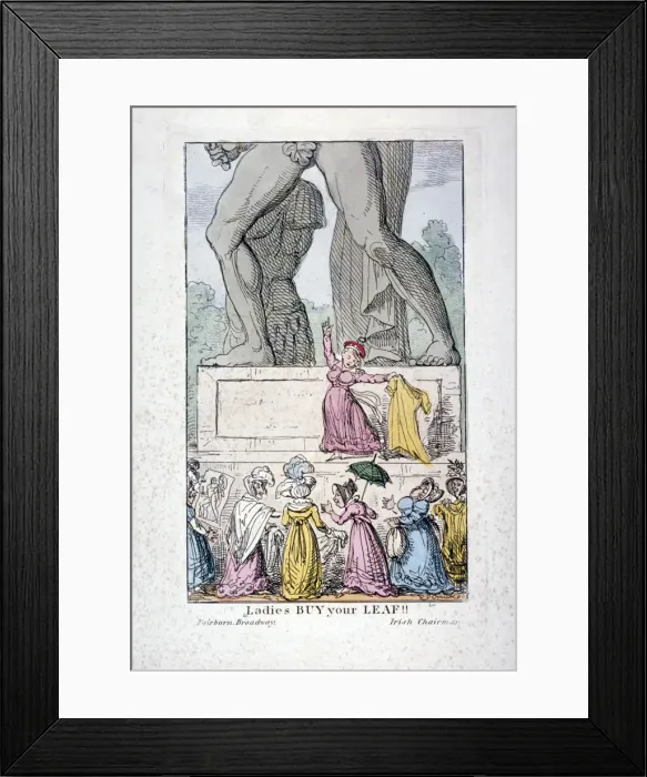 Framed Print : Ladies buy your leaf!, c1822