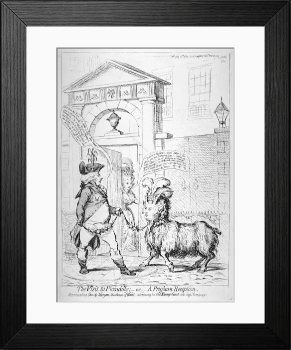 Framed Print : The Prince of Wales at York House, London, 1792 Framed Print : The Prince of Wales at York House, London, 1792
