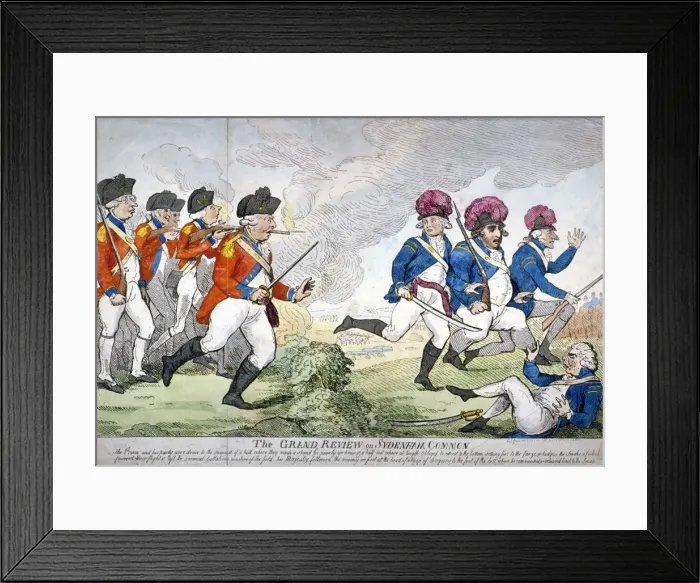 Framed Print : The grand review on Sydenham Common Framed Print : The grand review on Sydenham Common