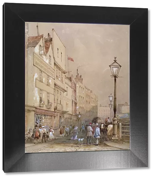 View of Smithfield Market, City of London, 1844. Artist