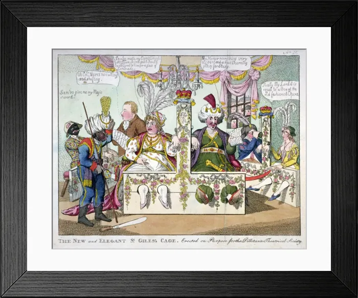 Framed Print : The new and elegant St Giless Cage... 1802. Artist: Williams Framed Print : The new and elegant St Giless Cage... 1802. Artist: Williams