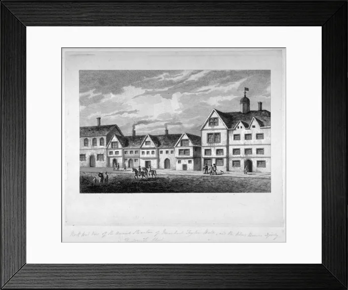 Framed Print : Merchant Taylors Hall, City of London, 1817 Framed Print : Merchant Taylors Hall, City of London, 1817