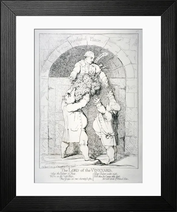 Framed Print : The Lord of the Vineyard, 1783 Framed Print : The Lord of the Vineyard, 1783