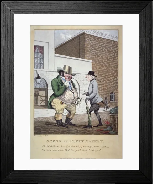 Framed Print : Ah! Mr Bilk em how d ye do?... c1825 Framed Print : Ah! Mr Bilk em how d ye do?... c1825