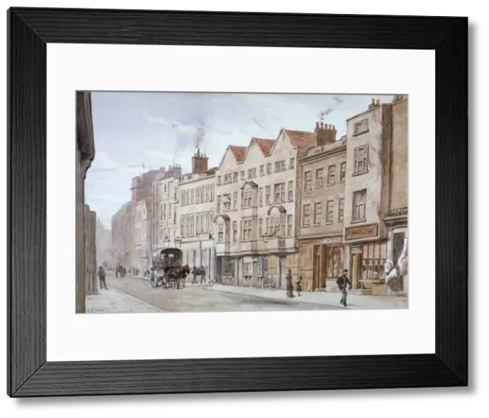 Framed Print : Fetter Lane, City of London, c1875. Artist: John Phillipps Emslie Framed Print : Fetter Lane, City of London, c1875. Artist: John Phillipps Emslie