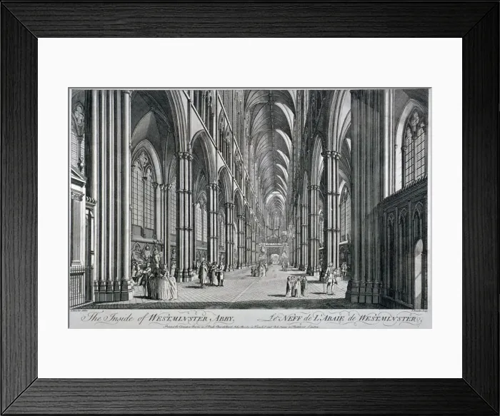 Framed Print : Interior view of Westminster Abbey, London, c1760. Artist: Thomas Bowles Framed Print : Interior view of Westminster Abbey, London, c1760. Artist: Thomas Bowles