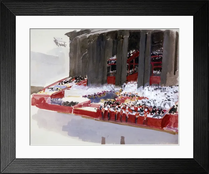 Framed Print : Study for Queen Victorias Diamond Jubilee Service, 1897 Framed Print : Study for Queen Victorias Diamond Jubilee Service, 1897