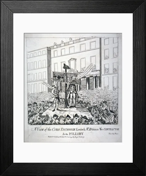Framed Print : A view of the Corn Exchange... 1785 Framed Print : A view of the Corn Exchange... 1785