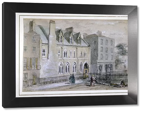 View of a nunnery in Osnaburgh Street, London, c1830. Artist