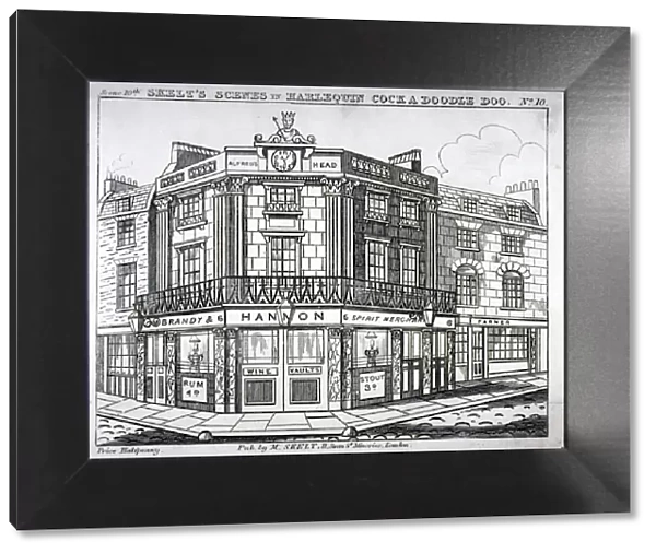 Alfreds Head Inn, corner of Newington Causeway and London Road, Southwark, London, c1830