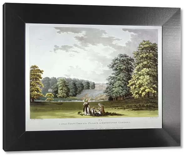Kensington Palace and Gardens, London, 1798. Artist: Heinrich Schutz