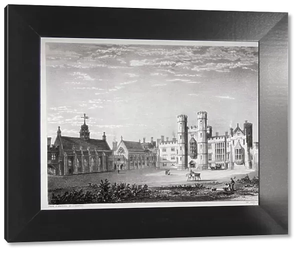 Lambeth Palace, London, c1830. Artist: GF Bragg