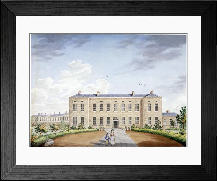 Framed Print : View of the Marylebone Infirmary on Marylebone Road, London, c1830 Framed Print : View of the Marylebone Infirmary on Marylebone Road, London, c1830