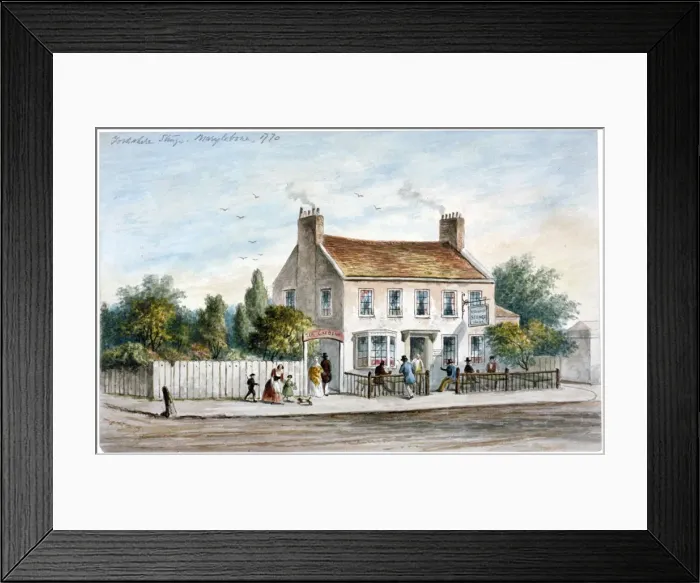 Framed Print : View of the Yorkshire Stingo Inn on the Marylebone Road, London, 1770 Framed Print : View of the Yorkshire Stingo Inn on the Marylebone Road, London, 1770