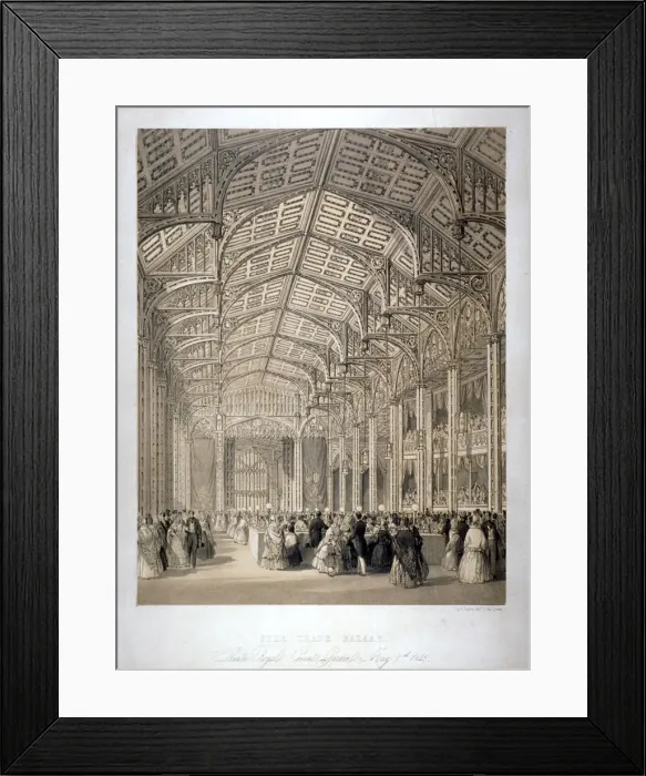 Framed Print : Free Trade Bazaar in Covent Garden Theatre, London, 1845. Artist: Day & Haghe Framed Print : Free Trade Bazaar in Covent Garden Theatre, London, 1845. Artist: Day & Haghe