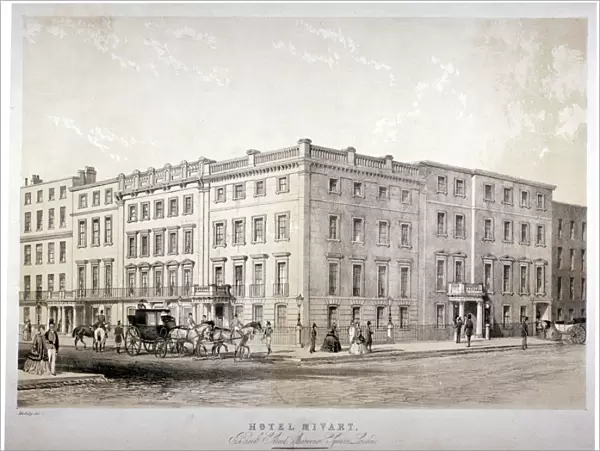 Mivarts Hotel, Brook Street, near Grosvenor Square, Westminster, London, c1850