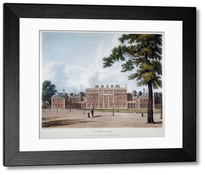 Framed Print : Buckingham House, Westminster, London, 1819. Artist: Thomas Sutherland Framed Print : Buckingham House, Westminster, London, 1819. Artist: Thomas Sutherland
