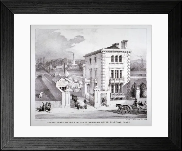Framed Print : Buckingham Palace Road, Westminster, London, c1840. Artist: Charles Joseph Hullmandel Framed Print : Buckingham Palace Road, Westminster, London, c1840. Artist: Charles Joseph Hullmandel