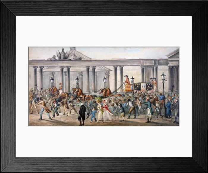 Framed Print : Carlton House, Westminster, London, 1821. Artist: J Sidgwick Framed Print : Carlton House, Westminster, London, 1821. Artist: J Sidgwick