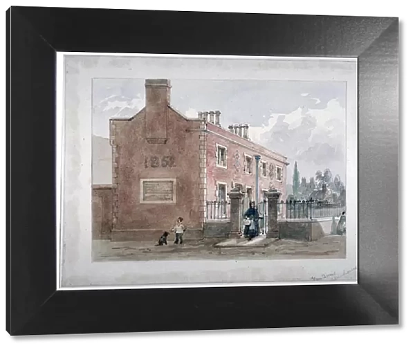 Van Dun Almshouses, Caxton Street, London, 1852. Artist: James Findlay