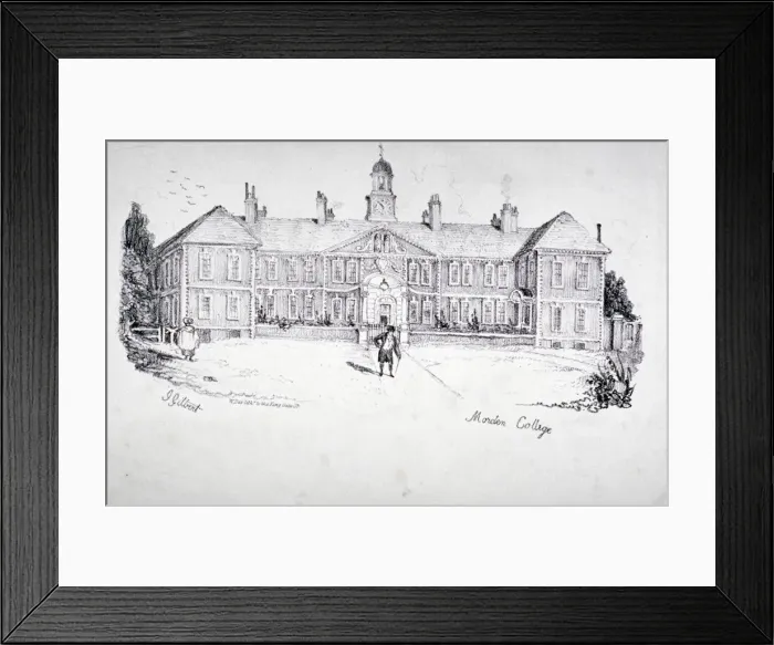 Framed Print : Morden College, Greenwich, London, c1832. Artist: William Day Framed Print : Morden College, Greenwich, London, c1832. Artist: William Day