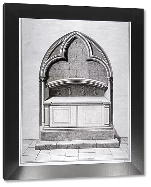 View of the monument to the children of Henry III, Westminster Abbey, London, c1790