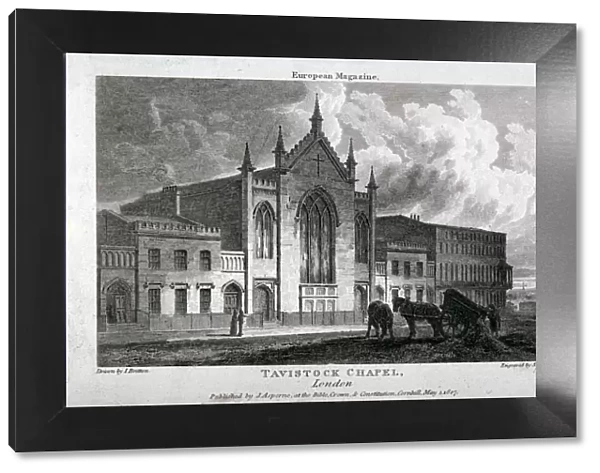 Tavistock Chapel, Tavistock Place, St Pancras, London, 1807. Artist: Samuel Rawle
