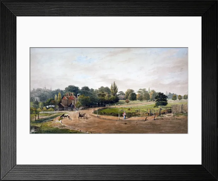 Framed Print : Lordship Lane, Camberwell, London, c1860. Artist: JC Mandy Framed Print : Lordship Lane, Camberwell, London, c1860. Artist: JC Mandy