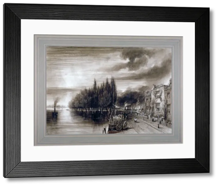 Framed Print : Cremorne, Chelsea, London, 1852. Artist: Wilson Framed Print : Cremorne, Chelsea, London, 1852. Artist: Wilson