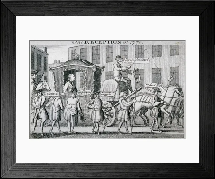 Framed Print : The Reception in 1770, 1770 Framed Print : The Reception in 1770, 1770