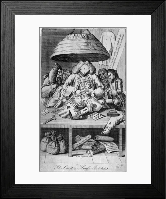 Framed Print : The Carlton House botchers, 1770 Framed Print : The Carlton House botchers, 1770