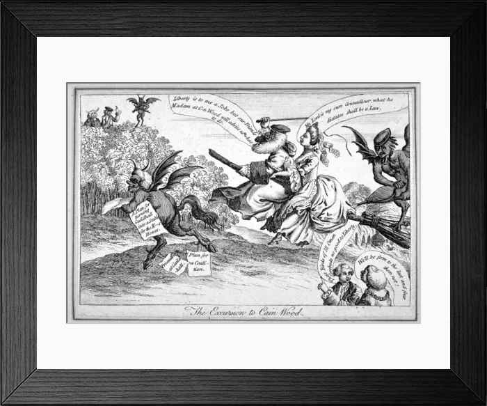 Framed Print : The excursion to Cain Wood, 1771 Framed Print : The excursion to Cain Wood, 1771