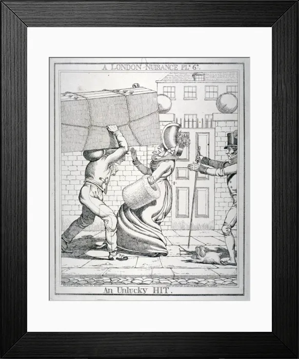Framed Print : An Unlucky Hit, 1821. Artist: Richard Framed Print : An Unlucky Hit, 1821. Artist: Richard
