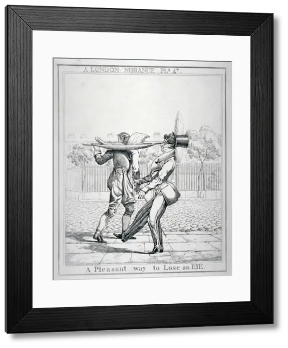 Framed Print : A London Nuisance Artist: Richard Dighton Framed Print : A London Nuisance Artist: Richard Dighton