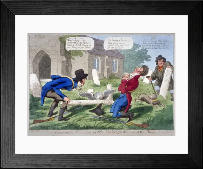 Framed Print : The murder d cherub, or the cockneys distress at the bloody-deed, 1804. Artist Framed Print : The murder d cherub, or the cockneys distress at the bloody-deed, 1804. Artist