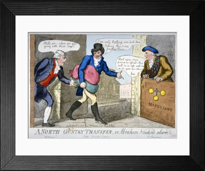 Framed Print : A North Country Transfer... 1805 Framed Print : A North Country Transfer... 1805