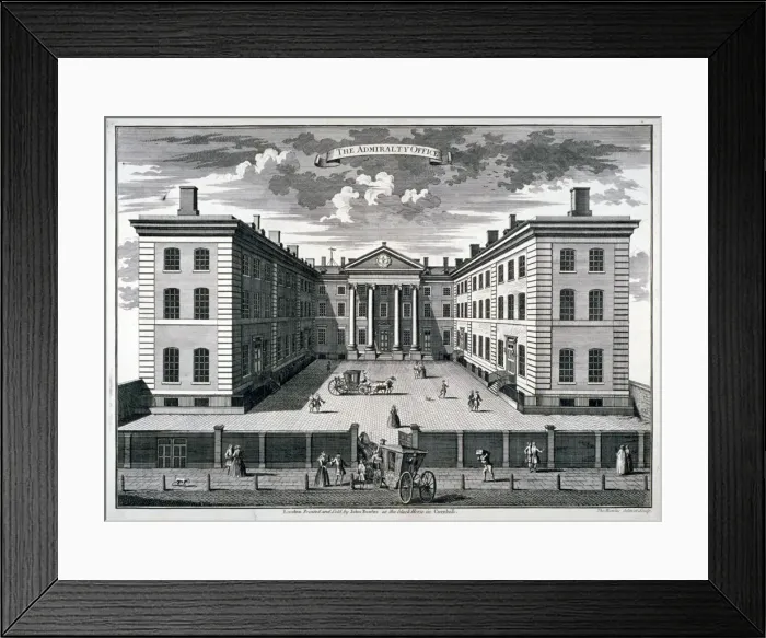 Framed Print : The Admiralty, Whitehall, Westminster, London, 1731. Artist: Thomas Bowles Framed Print : The Admiralty, Whitehall, Westminster, London, 1731. Artist: Thomas Bowles