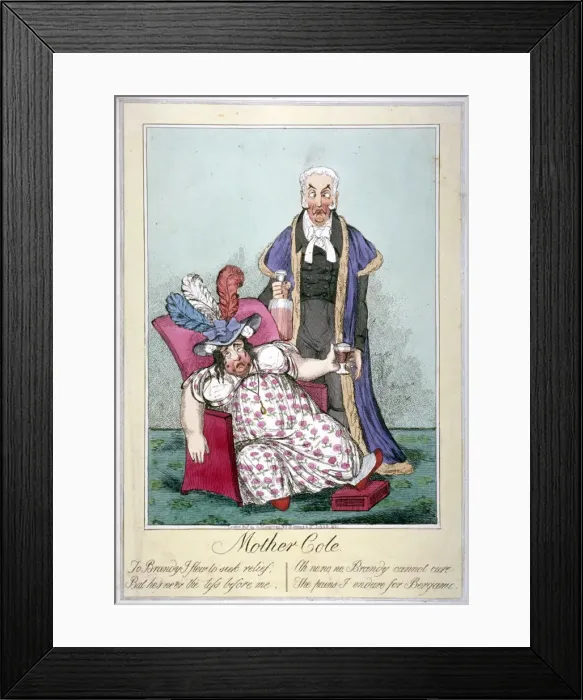 Framed Print : Mother Cole, 1821 Framed Print : Mother Cole, 1821
