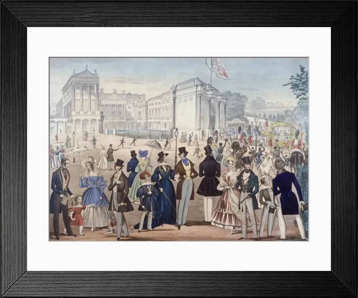 Framed Print : Buckingham Palace, London, 1839 Framed Print : Buckingham Palace, London, 1839
