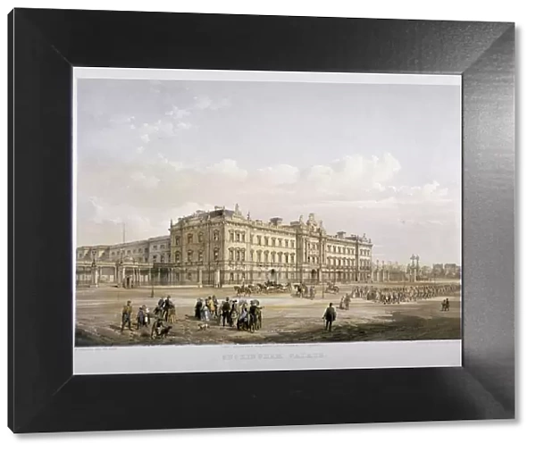Buckingham Palace, London, 1852. Artist: E Walker